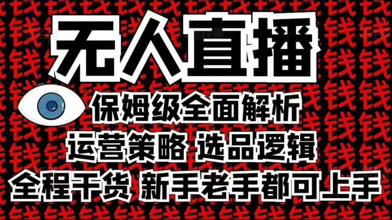 2025无人直播这么做就对了,保姆级全面解析,全程干货,新手老手都可上手-老吴出海笔记