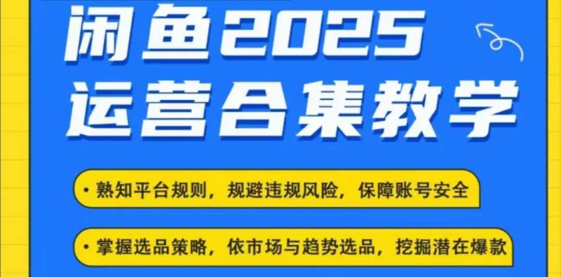2025闲鱼电商运营全集,2025最新咸鱼玩法-老吴出海笔记
