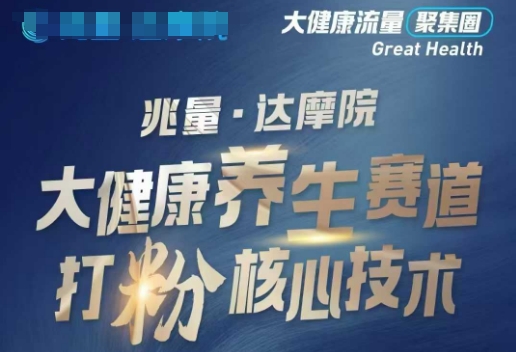 大健康打粉引流,大健康养生赛道暴利打粉新玩法-老吴出海笔记