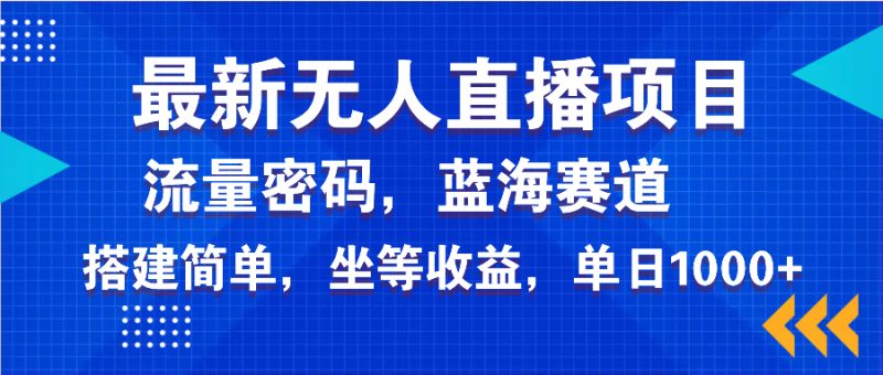 最新无人直播项目—美女电影游戏,轻松日入3000+,蓝海赛道流量密码,...-老吴出海笔记