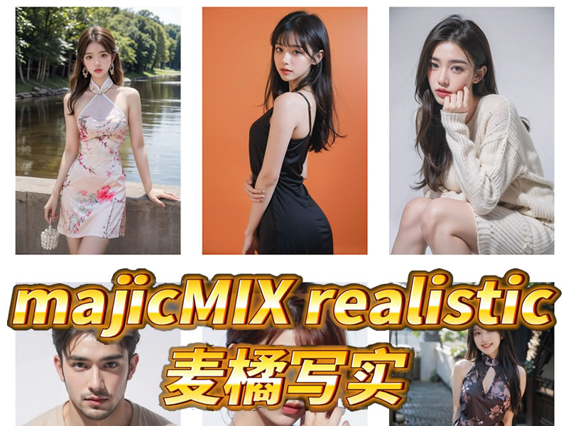 StableDiffusion大模型系列—写实系大模型—majicMIX realistic麦橘写实 v7-老吴出海笔记