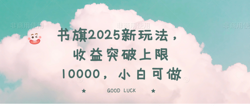 书旗2025新玩法,收益突破上限10000,小白可做-老吴出海笔记