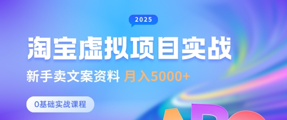 淘宝虚拟项目垂直玩法，新手卖文案资料，月入5k+-老吴出海笔记