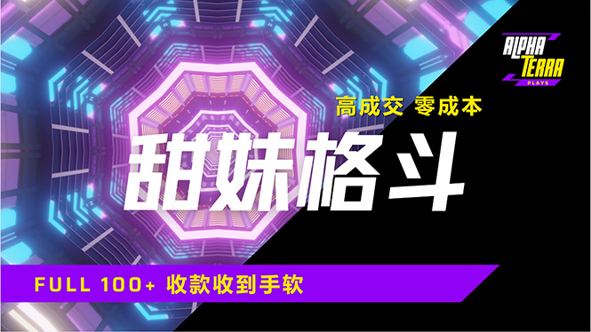 高成交零成本，售卖甜美格斗课程，谁发谁火，加爆微信，日入1000+收款...-老吴出海笔记
