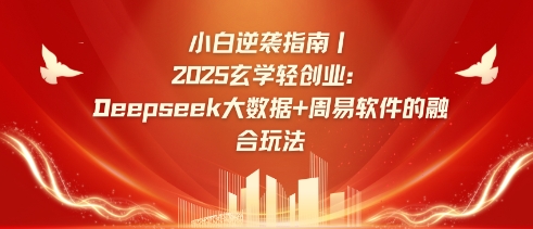 小白逆袭指南，2025玄学轻创业：Deepseek大数据+周易算法的融合玩法-老吴出海笔记
