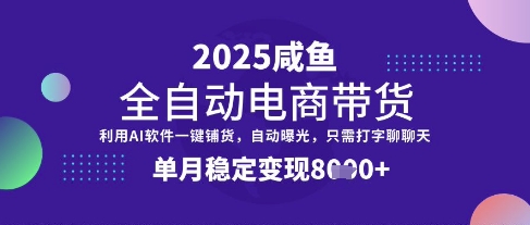 全网首发【闲鱼全自动电商带货】三年磨一剑，一朝露锋芒，单月稳定变现8k+【揭秘】-老吴出海笔记