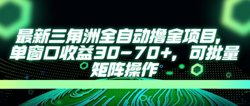 最新三角洲全自动撸金项目,单窗口收益30-70+,可批量矩阵操作-老吴出海笔记