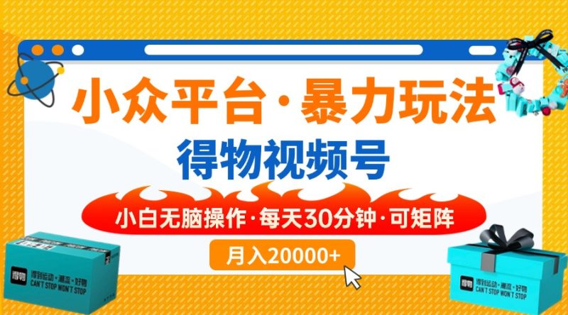 小众平台暴力玩法，一键搬运爆款视频，可矩阵小白无脑操作，每天30分钟...-老吴出海笔记