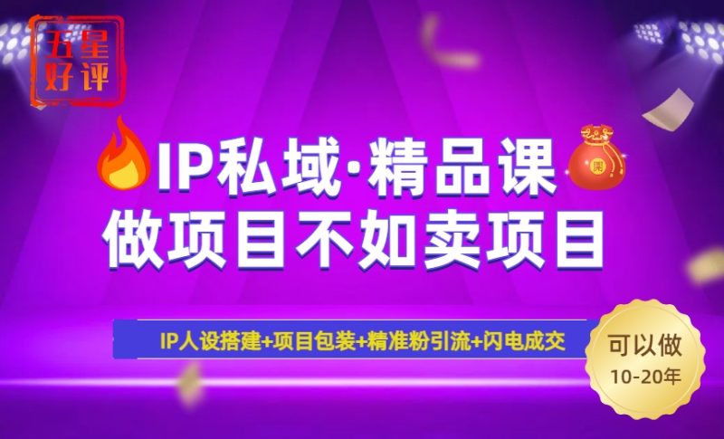 2025年“IP私域·密训精品课”,日赚3000+小白避坑年赚百万,暴力引流...-老吴出海笔记