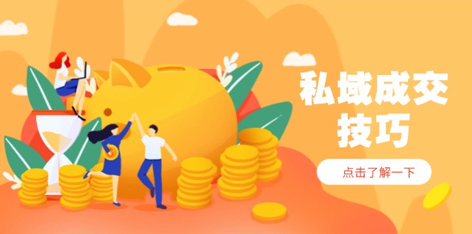 私域成交技巧，帮你从入门到精通，破解四大痛点，快速变现，轻松收钱-老吴出海笔记