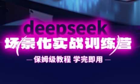 DeepSeek场景化实战训练营,保姆级教程,学完即用,手把手教你用DeepSeek提升效率-老吴出海笔记