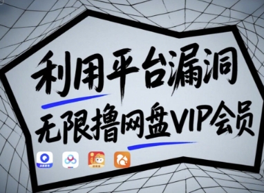 利用平台漏洞,无限撸网盘VIP会员,用户亲测有效!【漏洞原理+操作演示】-老吴出海笔记