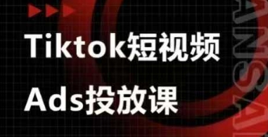 Ads视频投放课，tiktok短视频广告投放课-老吴出海笔记