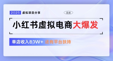 小红书虚拟电商项目,平台大力免费流量扶持,低门槛1拖3玩法-老吴出海笔记