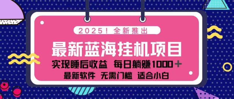 2025最新挂机躺赚项目 一台电脑轻松日入500-老吴出海笔记