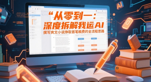 从零到一：深度拆解我运用AI撰写爽文小说挣取首笔稿费的全流程思路-老吴出海笔记