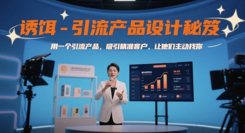 诱饵-引流产品设计秘笈,用一个引流产品,吸引精准客户,让他们主动找你-老吴出海笔记