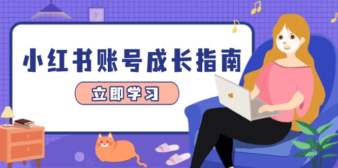 小红书账号成长指南，爆款选题+精准定位+数据分析，系统提升账号变现能力-老吴出海笔记