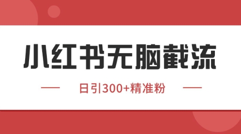 小红书只要你有同行就能获客,独家野路子获客玩法,暴力截流【揭秘】-老吴出海笔记