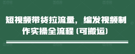 短视频带货拉流量，编发视频制作实操全流程(可搬运)-老吴出海笔记