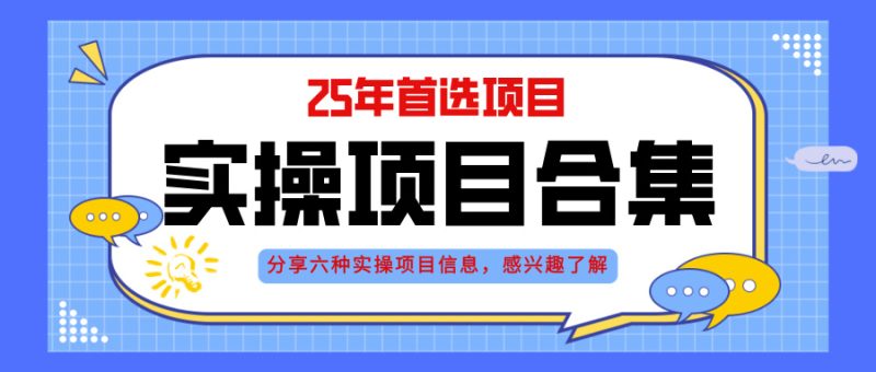 2025年实操六大项目实操演练，挂机类型，AI直播类型，轻资产创业类型，…-老吴出海笔记