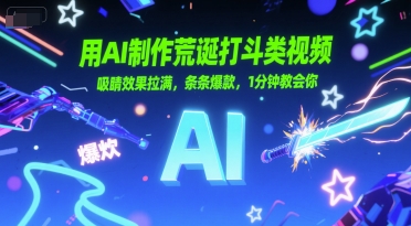 用AI制作荒诞打斗类视频,吸睛效果拉满,条条爆款,1分钟教会你-老吴出海笔记
