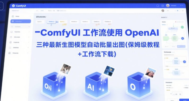 ComfyUI 工作流使用 OpenAI 三种最新生图模型自动批量出图(保姆级教程+工作流下载)-老吴出海笔记