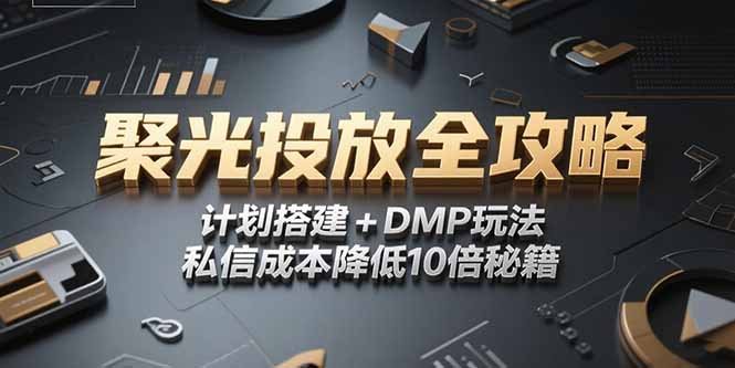 2025小红书聚光投放全攻略,计划搭建+DMP玩法,私信成本降低10倍秘籍-老吴出海笔记