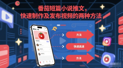 番茄短篇小说推文,快速制作及发布视频的两种方法-老吴出海笔记