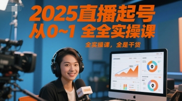2025直播起号从0~1全实操课，全是干货-老吴出海笔记