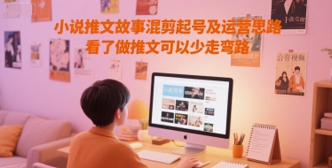 小说推文故事混剪起号及运营思路,看了做推文可以少走弯路-老吴出海笔记