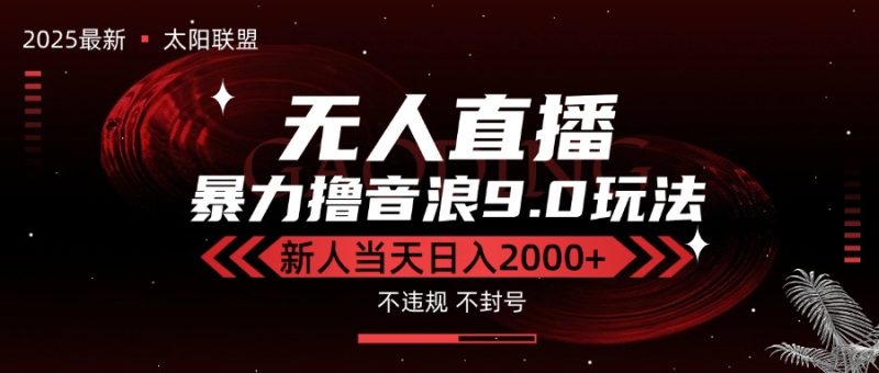 最新抖音无人直播撸音浪独家9.0玩法,防封智能黑科技,新手当天日入2000+-老吴出海笔记