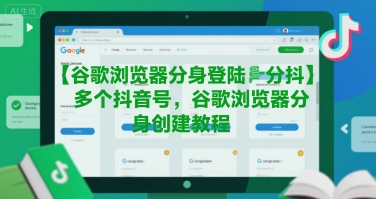 谷歌浏览器分身登陆多个抖音号，谷歌浏览器分身创建教程-老吴出海笔记