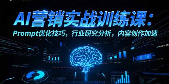 AI营销实战训练课:Prompt优化技巧,行业研究分析,内容创作加速-老吴出海笔记