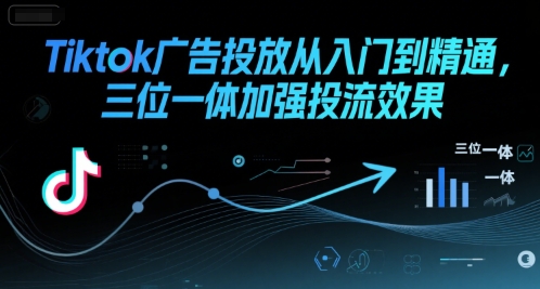 Tiktok广告投放从入门到精通,三位一体加强投流效果-老吴出海笔记