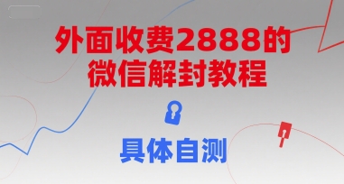 外面收费2888的微信解封教程,具体自测-老吴出海笔记