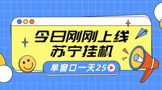 苏宁全自动采集挂G项目 稳定可批量 单窗口收益30+ 附教程【揭秘】-老吴出海笔记