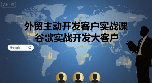 外贸主动开发客户实战课,谷歌实战开发大客户-老吴出海笔记