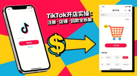 TikTok从开店到投流的进阶课,从基础实操到高阶技巧一网打尽-老吴出海笔记