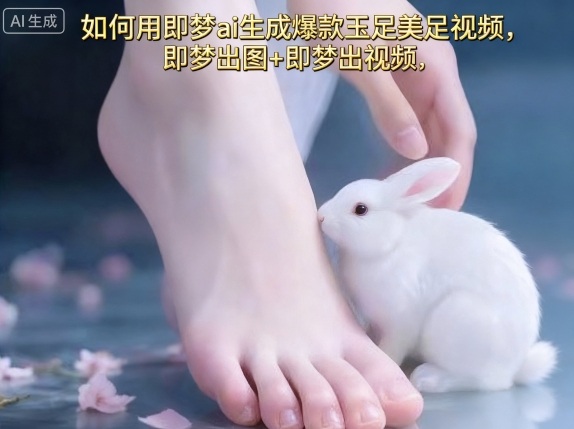 如何用即梦ai生成爆款玉足美足视频,即梦出图+即梦出视频,快速涨粉-老吴出海笔记