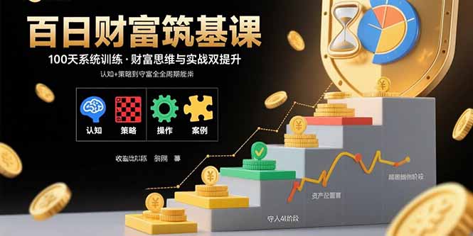 品乔老师·百日财富筑基-认知+策略+实操+案例拆解 实现从创富到守富全周期能力-老吴出海笔记