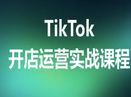 TikTok开店运营实战课程,TK跨境电商实操全流程-老吴出海笔记