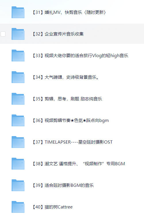 6000多款背景音乐音效视频剪辑BGM音频素材包合集-老吴出海笔记