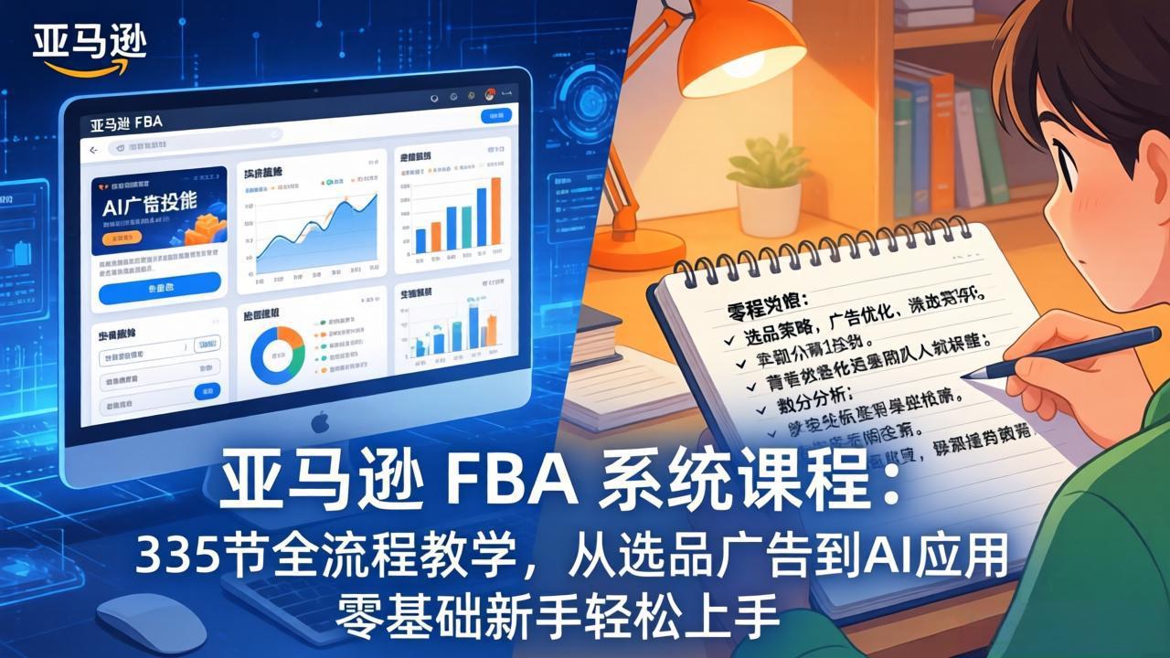 亚马逊 FBA 系统课程(更新26年3月-老吴出海笔记