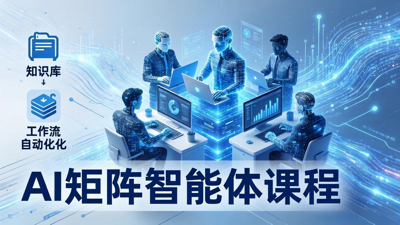 AI矩阵智能体实战:100个数字员工批量生产内容,文本知识库+工作流自动化全搞定-老吴出海笔记