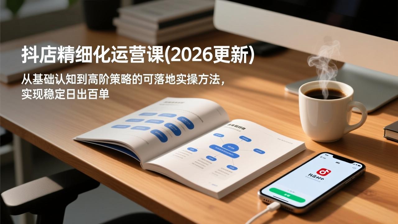 抖店精细化运营课(26年3月更新-老吴出海笔记