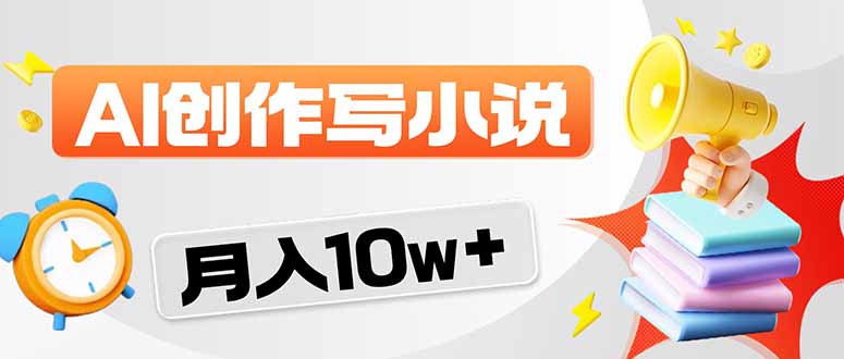 2026风口项目AI写小说 轻松实现月入10w+-老吴出海笔记