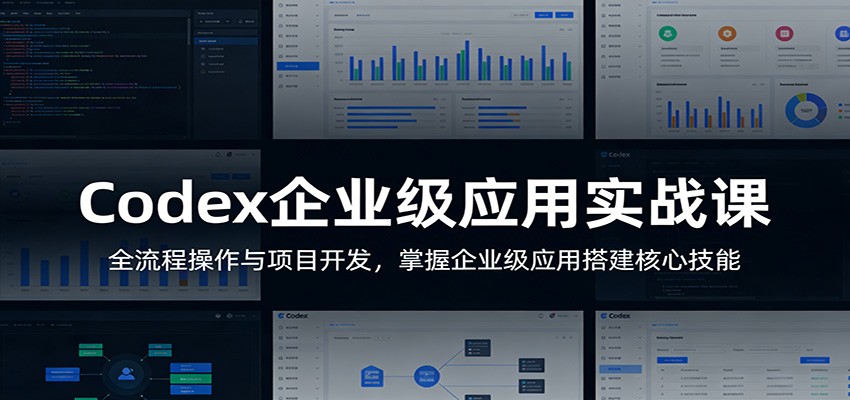 Codex企业级应用实战课:全流程操作与项目开发,掌握企业级应用搭建核心技能-老吴出海笔记