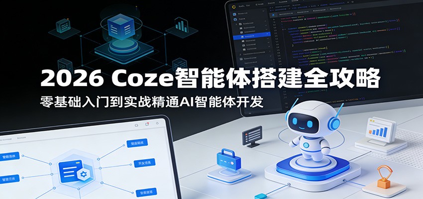 2026 Coze智能体搭建全攻略:零基础入门到实战精通AI智能体开发-老吴出海笔记