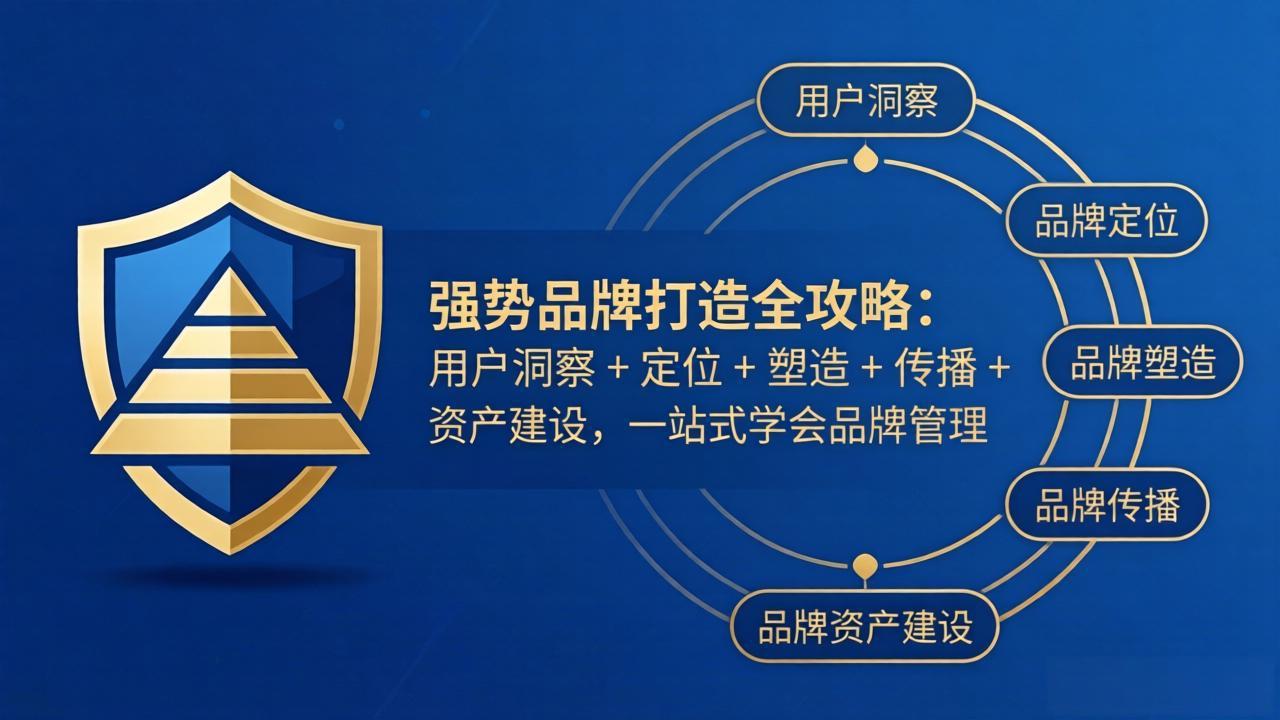 强势品牌打造全攻略：用户洞察 + 定位 + 塑造 + 传播 + 资产建设，一站式学会品牌管理-老吴出海笔记